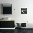thumbnail image 2 of Reading Room Phrase Rustic Bathroom Toilet Paper Typography Gallery-Wrapped Canvas Print Wall Art, 17x17, 2 of 5