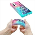 thumbnail image 6 of for Galaxy A53 Case,Samsung A53 5G Case with HD Screen Protector,Gradient Quicksand Glitter Liquid Floating Waterfall Durable Girls Cute Phone Case for Samsung Galaxy A53 5G (Pink/Teal), 6 of 14