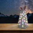 thumbnail image 4 of NSESSHome 2025 Newly Lighted Easter Bunny Ceramic Tabletop Tree Pre-Lit Rabbit Figurines with Colorful Lamp Beads and Bunny Ear Top Spring Easter Holiday Decor Gifts, 4 of 7