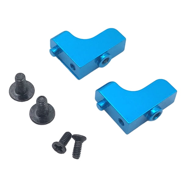 Bewildely Asiento fijo de aleación de aluminio para coche teledirigido, soporte Servo para coche teledirigido 1/18 Wltoys A949, actualización Kits de construcción modelo azul