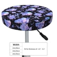 thumbnail image 4 of Gukieu flower Skull crystal Print Round Chair Cover, Dust-proof and Non-slip Bar Chair Protective Cover, Suitable for Bars, Restaurants, Offices-12 inch, 4 of 7