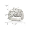 thumbnail image 3 of Mens Textured Nugget Ring in Sterling Silver, 3 of 4