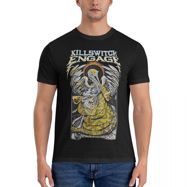 Camisetas de rock para hombre, camisetas vintage, camisetas de manga corta con cuello redondo, camisetas de algodón, tallas 4XL y 5XL.