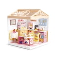 thumbnail image 3 of Juguete Panadería en Miniatura con Pasteles, Muebles, Accesorios y Efecto de Luz Nocturna, 3 of 5