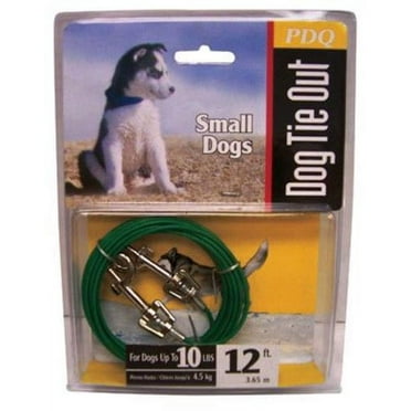 PDQ Q2212-000-99 Puppy Tie Out Cable, 12', Each