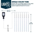 thumbnail image 4 of Luces navideñas para exteriores JOYIN, 8 tubos, 192 LED, 30 cm, 4 of 7