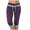 Purple, variant on Oalirro Capri Sweatpants for Women High-waisted Travel Hiking Casual Summer Sweatpants for Women Crrpoed Pant