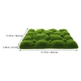 thumbnail image 2 of ColoMX 3pcs simulación de espumas de musgo plantas verdes decoración pared de pared fondo de pared de bricolaje, 2 of 7