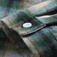 thumbnail image 6 of Purcolt Mens Flannel Plaid Shirts Vintage Casual Collared Button Down Long Sleeve Shirts Comfort Fall Winter Coat Jackets for Business Work Office, 6 of 8