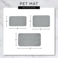 thumbnail image 2 of Tapete para Mascotas Bone Dry DII Gris con Huellas de Pata y Alta Absorbencia en Microfibra, 2 of 9