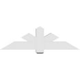 thumbnail image 4 of 60"W x 17 1/2"H x 6"D x 6"F, 7/12 Pitch, Kennewick Architectural Grade PVC Gable Bracket, 4 of 8