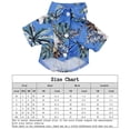 thumbnail image 2 of Pet Summer T-Shirts, Ongmies Hawaiian Dog Summer Shirt for Small to Medium Dogs, Breathable Cool Pet Costume, Beach Seaside Puppy T-Shirt Party Outfit, 2 of 3