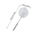 thumbnail image 2 of Stainless Steel Slotted Spoon With Heat Resistant Handle, Large Kitchen Ladle For Frying Straining Pasta Soup, 304 Grade Rust Proof Easy Clean Design With Pot Hook, 15.94, 2 of 8