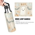 thumbnail image 4 of Yayeee 33oz Insulated Water Bottle Double Wall Stainless Steel with Flip Straw Lid, Halloween Ghosts, 4 of 7