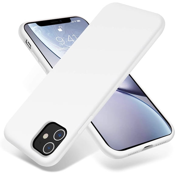 iPhone 11 Case,Ultra Slim Fit iPhone Case Liquid Silicone Gel Cover with Full Body Protection Anti-Scratch Shockproof Case Compatible with iPhone 11 (Black)