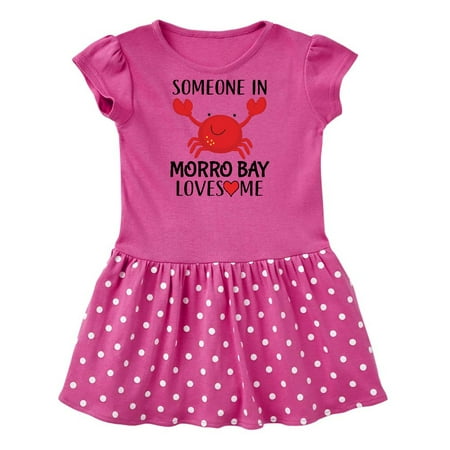 

Inktastic Someone in Morro Bay Loves Me Gift Baby Girl Dress
