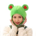 thumbnail image 4 of Sombrero de felpa con forma de rana, disfraz de cosplay, para niños, 4 of 5