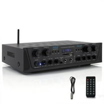 Pyle Bluetooth Home Audio 500 Watt 4 Channel Amplifier Stereo Receiver