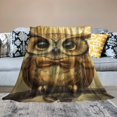 thumbnail image 2 of Orinice Enchanted Owl Themed Blanket - Soft, Cozy, and Lightweight   Throw Blanket - Perfect for Couch, Bed, Travel, and Outdoor Use - Fuzzy, Fluffy Delightful Forest Decor  50x60in, 2 of 6