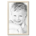thumbnail image 2 of ArtToFrames 20" x 33" White Wash Picture Frame, 20x33 inch White Wood Poster Frame (WOM-4906), 2 of 8