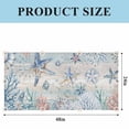 thumbnail image 3 of Coastal Starfish Fluorescent Light Covers, Blue Nautical Coral Seashell Wooden Magnetic Light Covers for Ceiling Lights, Fluorescent Ceiling Shade Filters for Classroom Bedroom Office 4x2Ft x 4PCS, 3 of 8