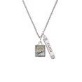 thumbnail image 2 of Delight Jewelry Shadow Box ''Queen'' with Goldtone Crown Silvertone Believe Faith Prayer Hope Bar Charm Necklace, 23", 2 of 4