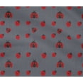 thumbnail image 4 of oneOone Tissu Flex Coton Gris Rouge Insecte Matériel de Couture Imprimé Tissu au Mètre 40 Pouces de Large, 4 of 4