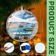 thumbnail image 2 of Queenstown New Zealand Kiwi Travel Keepsake Trip Souvenirs 3" Premium Crystal Glass Christmas Ornament Vacation Memory Xmas Tree Gift Ornaments, 2 of 3