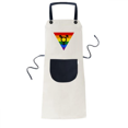 thumbnail image 1 of Differentiation Identity Rainbow Equality Apron Adjustable Bib Cotton Linen BBQ Kitchen Pocket Pinafore, 1 of 3