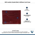 thumbnail image 4 of Will Leather Goods  William Card Case (Men), 4 of 4