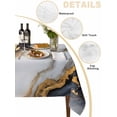 thumbnail image 3 of Black Golden Marble Tablecloth Rectangle Table Cloths 54x108, Waterproof Tablecloth Outdoor Table Cloth, Modern Ink Painted Abstract Washable Table Cover for Kitchen Dinning Party, 3 of 8
