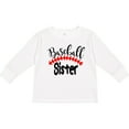 thumbnail image 3 of Inktastic Baseball Sister Boys or Girls Long Sleeve Toddler T-Shirt, 3 of 5