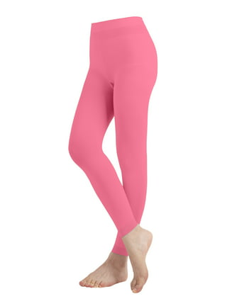 Adult Neon Pink Footless Tights