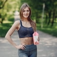 thumbnail image 2 of Mezcladora doble capa rosa 500 ml con asa para mezclar proteína en polvo para batidos fitness y [YL-079] (rosa), 2 of 9