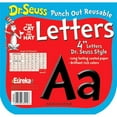 thumbnail image 1 of Eureka EU-845033-3 Dr Seuss Punch Out Deco Letters, Noir - Lot de 3, 1 of 1