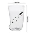 thumbnail image 2 of Vaso de cristal creativo con forma de pie de gato, vaso de bebida de cerveza con garra de gato esmerilado Wmkox8yii FHAKJF278, 2 of 2