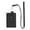 Black, variant on Jingswick Travel Wallet with Lanyard, Minimalist Zipper Small Wallet with ID Card Holder, Keychain for women&men ID, Cash, Keys(Dark Gray)
