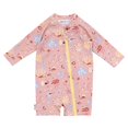 thumbnail image 2 of UV Protective Toddler Girl Swimsuit, Long Sleeve, UPF 50+ (18-24m, Tidal Pool), 2 of 2