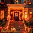 thumbnail image 2 of BOPORO 100 LED Orange Halloween Decor Lights, 8 Modes Orange Halloween Lights Indoor Outdoor, 33ft Connectable Orange String Lights Plug in for Christmas Halloween Decorations, 2 of 6