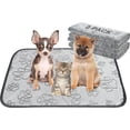 thumbnail image 1 of Almohadillas reutilizables para cachorros, paquete de 2, lavables para perros de 18 x 24 pulgadas, 1 of 6