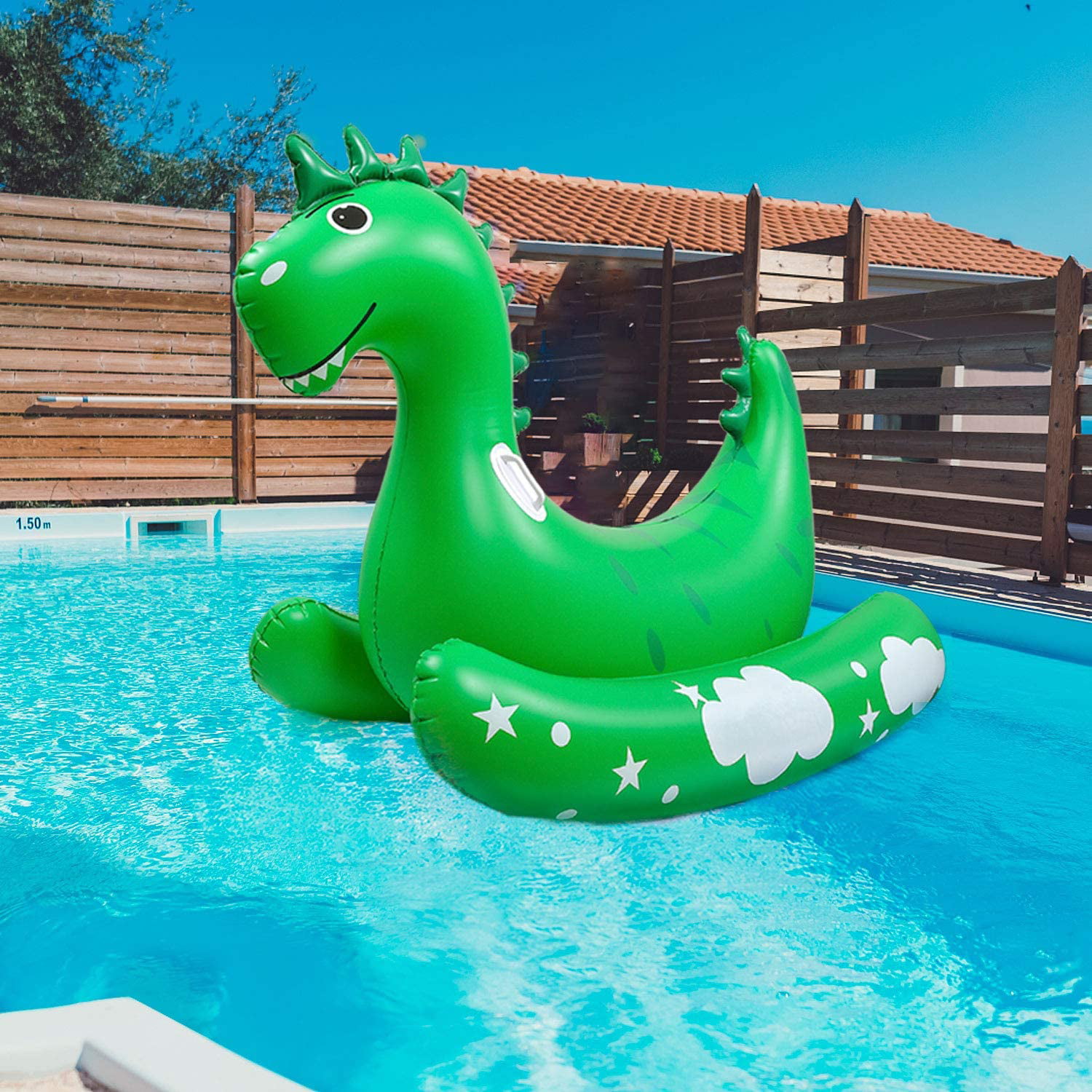 Inflatable Pool Float for Kids Adults Kids Sprinklers Pool Toys Ride-on  Dinosaur Splash Pool Raft with Summer Swimming Pool Party Toys, Spray Water  Toys for Outdoor Lawn Backyard