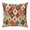 Red,Orange, variant on Throw Pillow Covers, Vintage Moroccan 16x16 Pillow Covers for Couch/Sofa/Bed, Abstract Bohemia Geometric Pattern Orange Decorative Square Linen Cushion Pillowcase for Home Decor