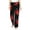Black, variant on Beautiful Red Ladybug Women's Straight Lounge Pajama Pants: The Epitome of Relaxed Sleepwear