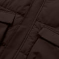thumbnail image 3 of Eltusu Toddler Boys Puffer Jackets, Warm Casual Windproof Winter Coat with Zipper Coffee Size 2-3 T, 3 of 6