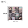 thumbnail image 2 of Unique Bargains 30Pcs 3D Mosaic Tile Stickers, 10 x 10cm Square Wallpaper Self-Adhesive PVC Waterproof for Kitchen (Style 8), 2 of 6