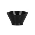 thumbnail image 4 of Restaurantware-5 Ounce Inch Serving Bowls, 100 Disposable Appetizer Bowls - Incline Design, Round, Black Plastic Snack Bowl, Durable, For Weddings Birthdays, And More, 4 of 10