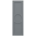 thumbnail image 3 of Ekena Millwork 15"W x 40"H EnduraCore Composite Center Circle Arts & Crafts Shutters, Ocean Swell (Per Pair - Hardware Not Included), 3 of 5