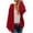 Red, variant on ShomPort Women's Thick Cardigan Oversized Open Front Long Sleeve Knit Sweaters Outwear Coat