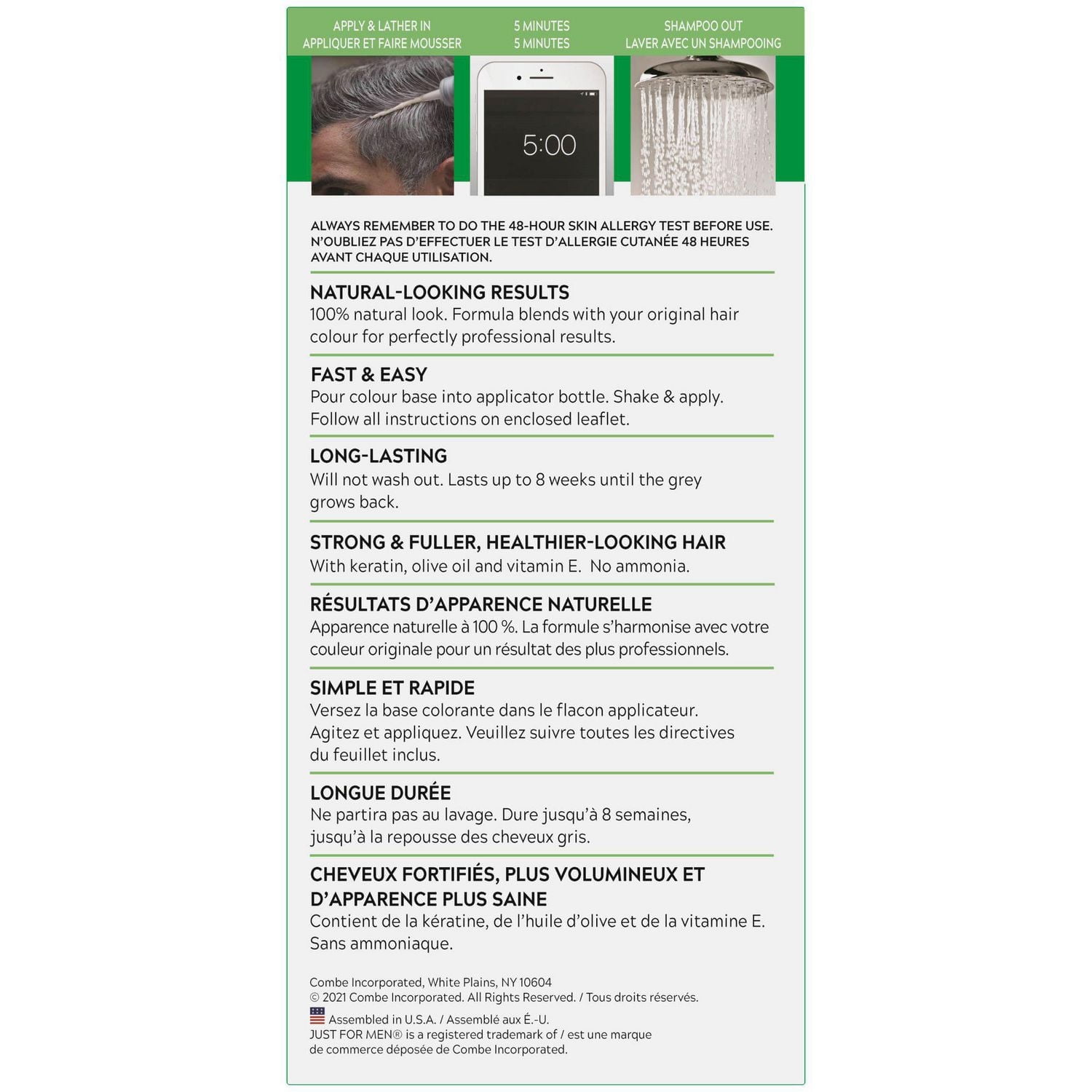 Just For Men Shampoo-In Colour Light Brown H-25, 1 Piece