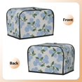 thumbnail image 2 of Funda para tostadora de 2 rebanadas con diseño floral, funda protectora contra el polvo y las huellas dactilares para pan, de poliéster, fundas para pequeños electrodomésticos de cocina, 2 of 6